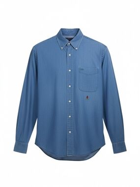 Tommy Hilfiger Vintage 2001 Denim Button Down Mens Medium